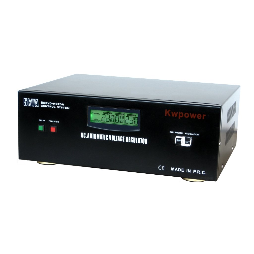 Stabilizzatore di tensione DVD5000VA LCD 160V-250V corrente 20A, Filtro EMI  25A incluso